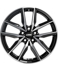 Jante ALU, CMS C28 Diamant Noir Brillant, 7.5X18 5/ 100 ET40, Alésage 57.1