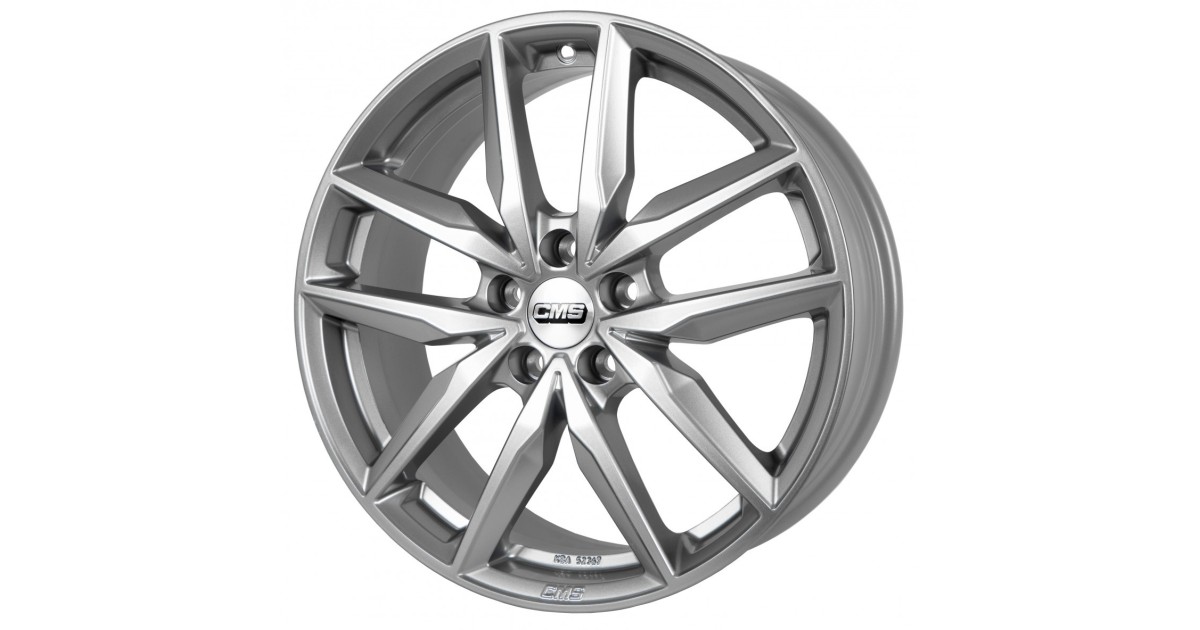 Jante ALU, CMS C28 Racing Silver 7.5X19 5/ 100 ET40, Alésage 57.1