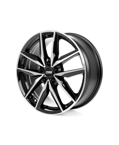 Jante ALU, CMS C28 Diamant Noir Brillant, 7.5X19 5/100 ET46, Alésage 57.1