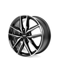 Jante ALU, CMS C28 Diamant Noir Brillant, 7.5X19 5/100 ET46, Alésage 57.1