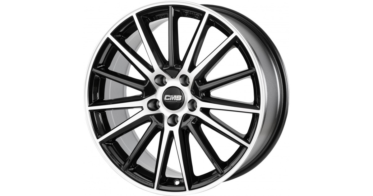 Jante ALU, CMS C23 Diamant Noir Brillant, 8X20 5/ 114.3 ET48, Alésage 67.1