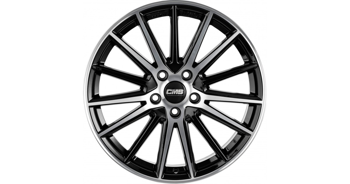 Jante ALU, CMS C23 Diamant Noir Brillant, 8X20 5/ 114.3 ET48, Alésage 67.1