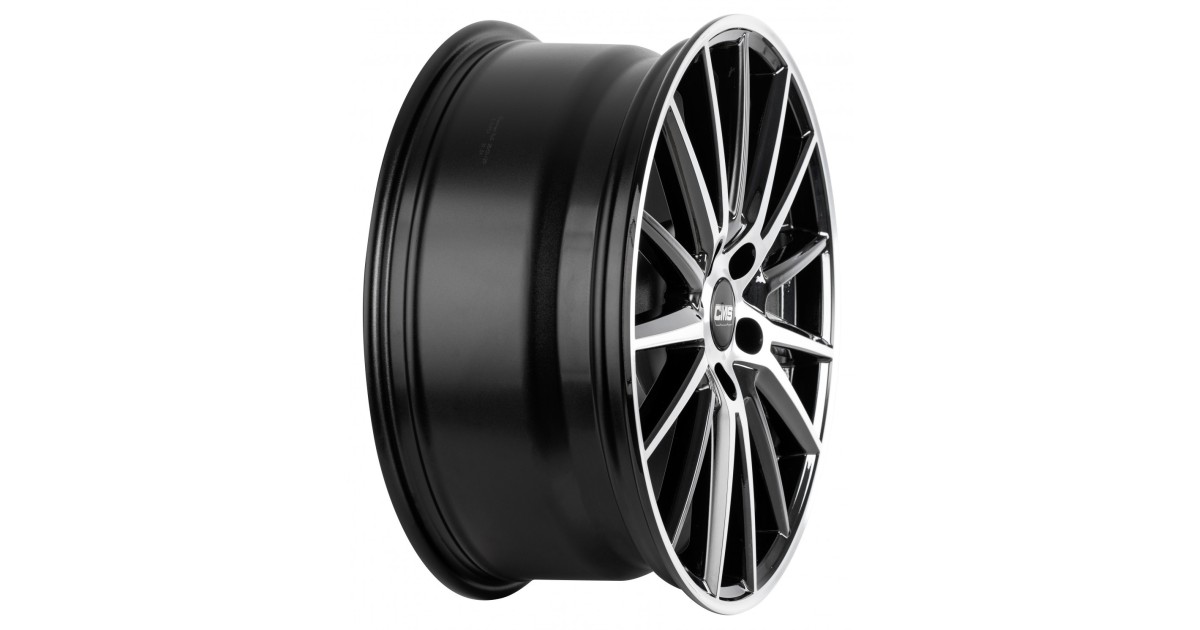 Jante ALU, CMS C23 Diamant Noir Brillant, 8X20 5/ 114.3 ET48, Alésage 67.1