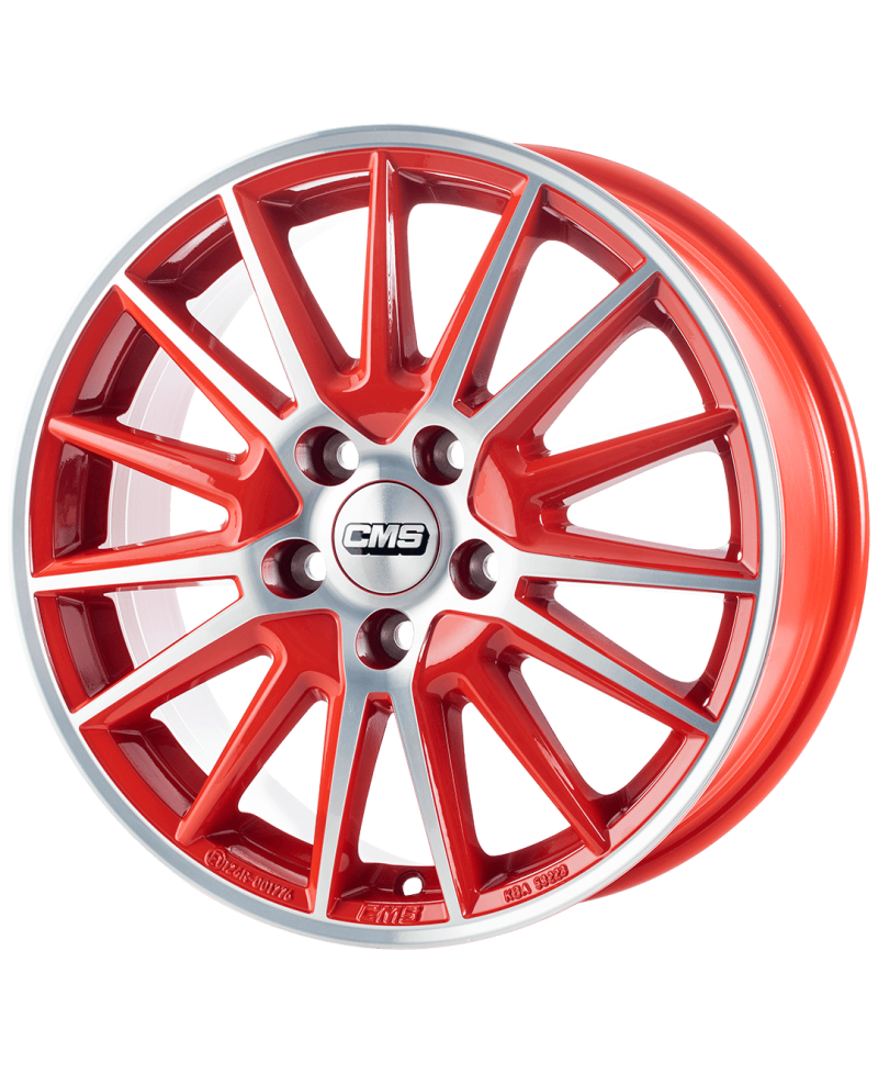 Jante ALU, CMS C23 Diamant Rouge Brillant, 6X15 4/98 ET40, Alésage 58.1