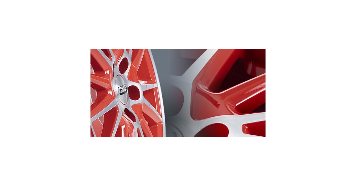 Jante ALU, CMS C23 Diamant Rouge Brillant, 6X15 4/98 ET40, Alésage 58.1