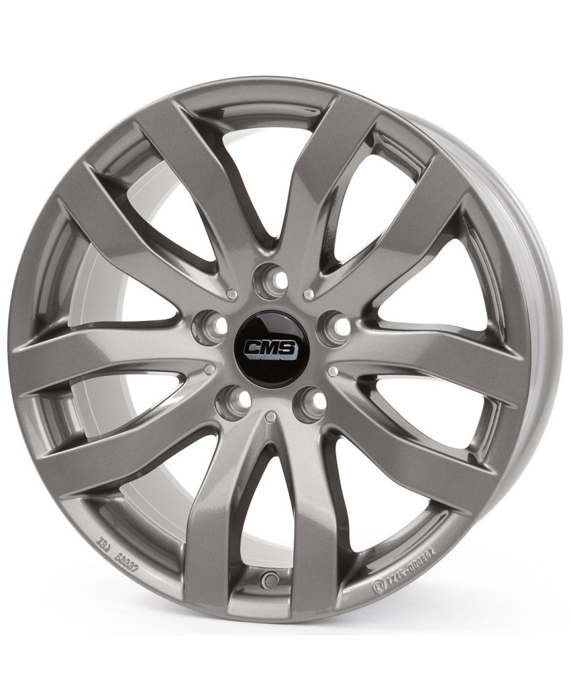 Jante ALU, CMS C22 Titane Brillant, 7.5X17 5/112 ET51, Alésage 57.1