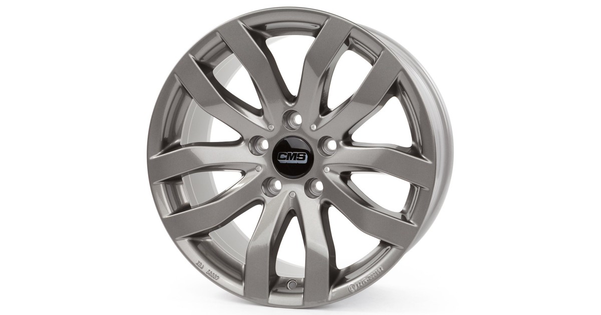 Jante ALU, CMS C22 Titane Brillant, 7.5X17 5/112 ET51, Alésage 57.1