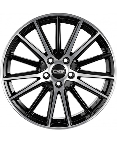 Jante ALU, CMS C23 Diamant Titane Brillant, 7.5X17 5/ 114.3 ET48, Alésage 67.1
