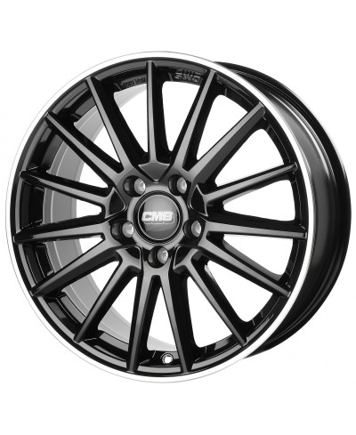 Jante ALU, CMS C23 Diamond rim black  7.5X17 5/ 114.3 ET38, Alésage 67.1