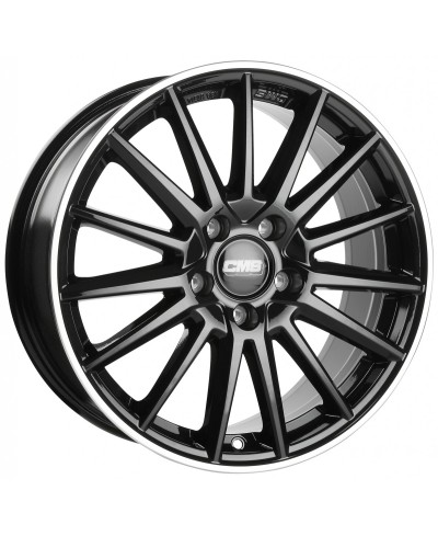Jante ALU, CMS C23 Diamond rim black  7.5X17 5/ 114.3 ET38, Alésage 67.1