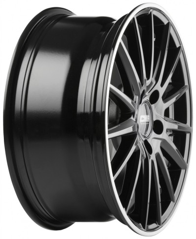 Jante ALU, CMS C23 Diamond rim black  7.5X17 5/ 114.3 ET38, Alésage 67.1