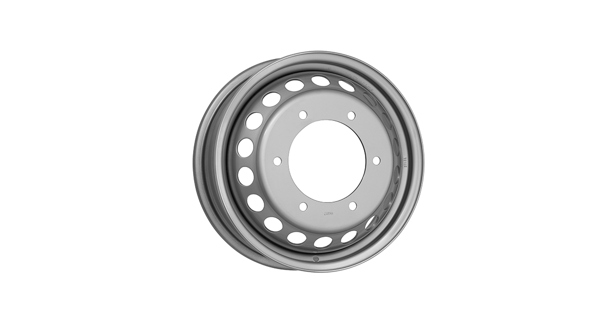 Jante Tole/Acier, ALCAR , No 9696, 5.5X17 6/205 ET113.8, Alésage 161.1