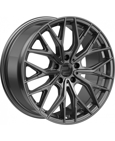 Jante ALU, Wheelworld - 2DRV WH37/ DGM+ Dark gunmetal lackiert 8.5X20 5/ 108 ET48, Alésage 63.4