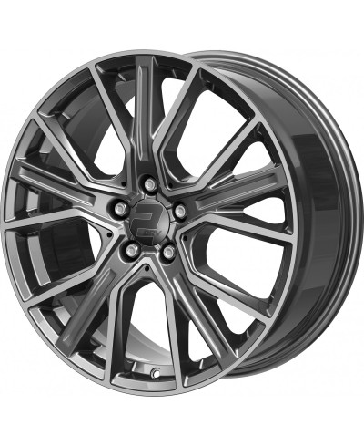 Jante ALU, Wheelworld - 2DRV WH37/ DGM+ Dark gunmetal lackiert 8.5X20 5/ 112 ET25, Alésage 66.6