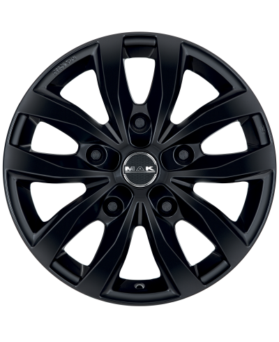 Jante Alu MAK LOAD 5 (GLOSS BLACK) 6,5x16 5x118 ET55 , Alésage 71.1