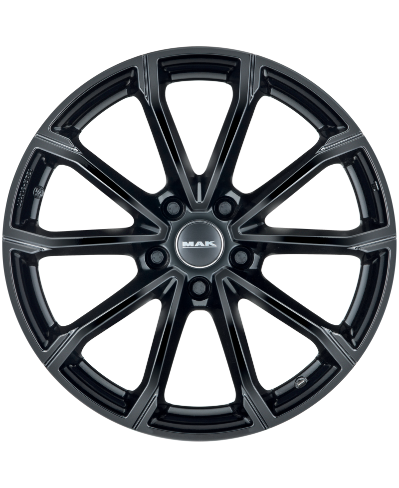 Jante Alu  MAK DaVinci (GLOSS BLACK) 6,5x17 5x112 ET45,5 , Alésage 66.6