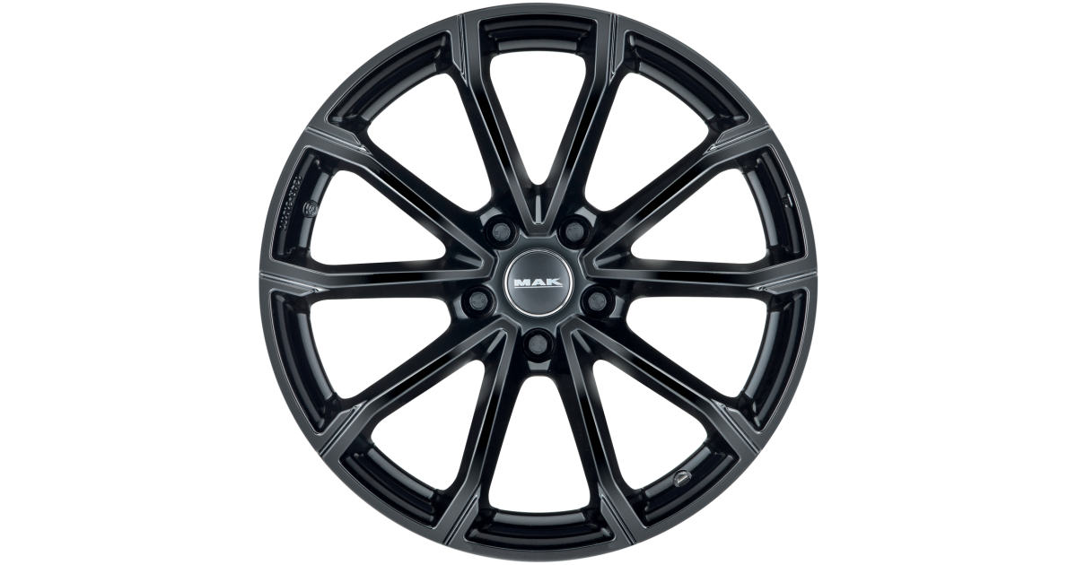 Jante Alu MAK DaVinci (GLOSS BLACK) 7,5x18 5x112 ET45,5 , Alésage 66.6