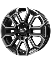 Jante ALU, CMS C35 Diamant Noir Brillant, 7.5X17 6/139.7 ET46, Alésage 92.4