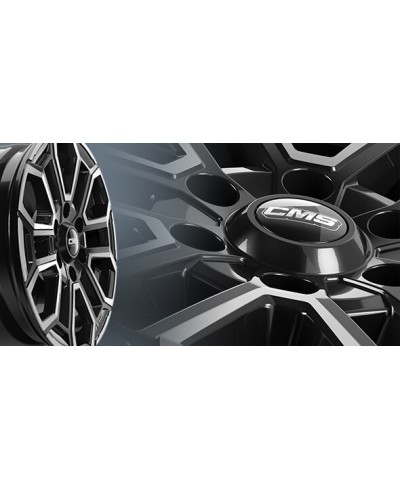 Jante ALU, CMS C35 Diamant Noir Brillant, 7.5X17 6/139.7 ET46, Alésage 92.4