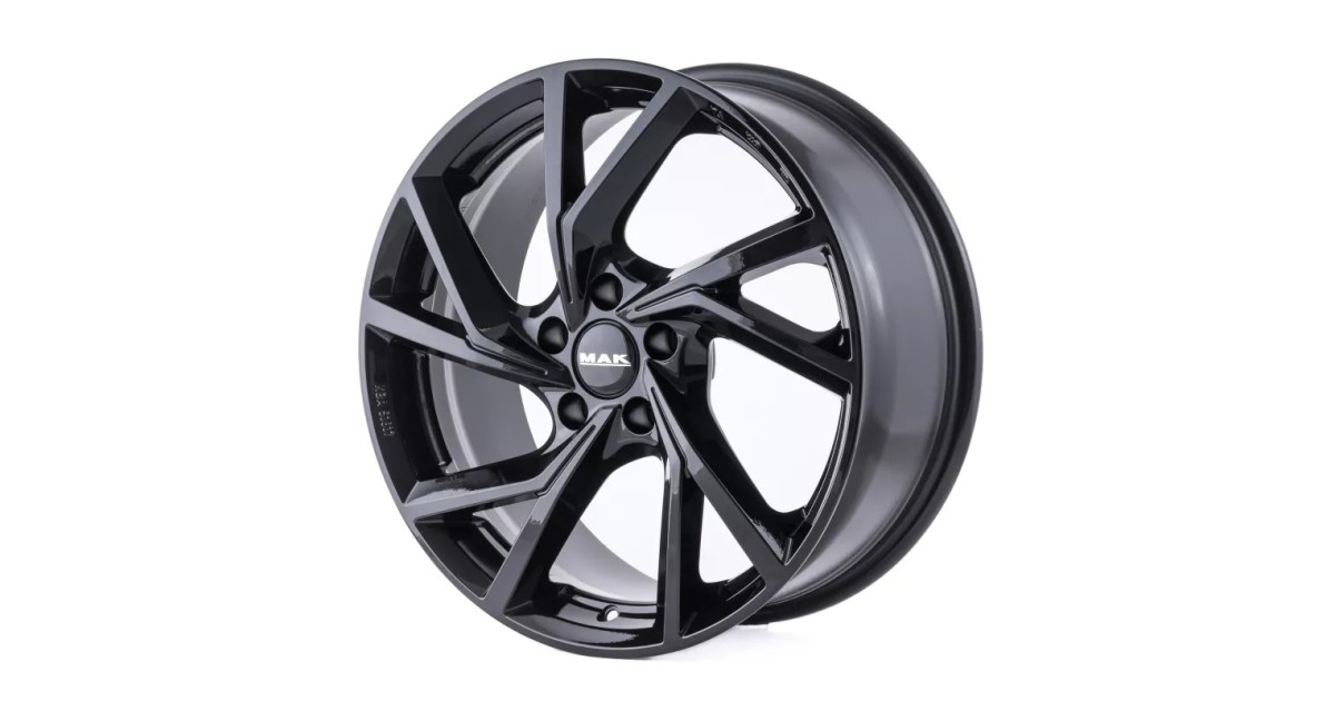 Jante Alu  MAK KASSEL (GLOSS BLACK) 8x19 5x112 ET42 , Alésage 76