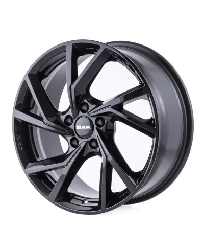 Jante Alu MAK KASSEL (GLOSS BLACK) 8x19 5x112 ET50 , Alésage 57.1