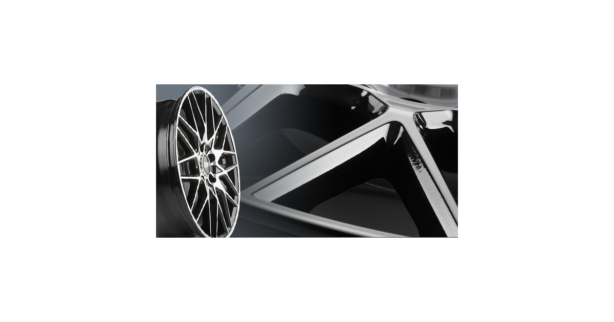 Jante ALU, CMS C25 Diamant Noir Brillant, 7.5X18 5/112 ET47, Alésage 57.1