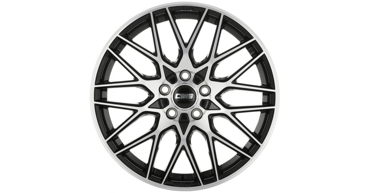 Jante ALU, CMS C25 Diamant Noir Brillant, 7.5X18 5/114.3 ET47, Alésage 66.1