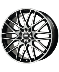 Jante ALU, CMS C25 Diamant Noir Brillant, 7.5X18 5/ 114.3 ET47, Alésage 67.1