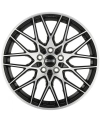 Jante ALU, CMS C25 Diamant Noir Brillant, 7.5X18 5/ 114.3 ET47, Alésage 67.1