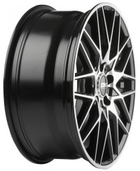 Jante ALU, CMS C25 Diamant Noir Brillant, 7.5X18 5/ 114.3 ET47, Alésage 67.1