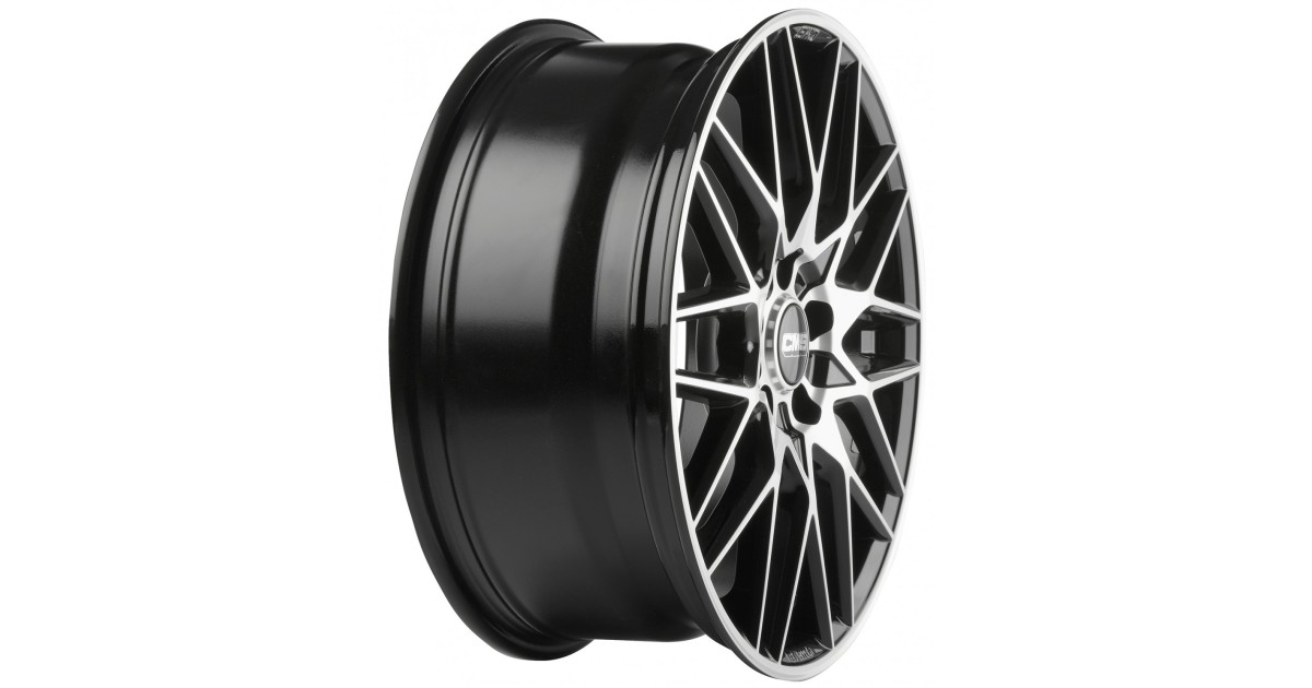 Jante ALU, CMS C25 Diamant Noir Brillant, 8.5X19 5/ 112 ET50, Alésage 66.6