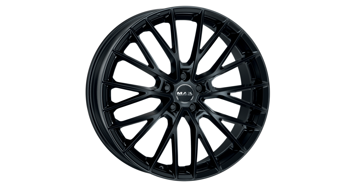 Jante Alu MAK SPECIALE (GLOSS BLACK) 9x21 5x114.3 ET40 , Alésage 76