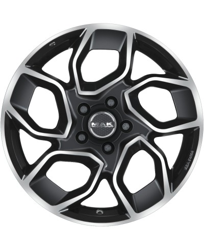 Jante Alu  MAK EXPRESS 3 (BLACK MIRROR) 7x17 5x160 ET55, Alésage 65.1