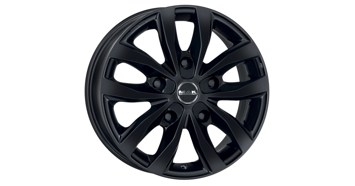 Jante Alu MAK LOAD 5 (GLOSS BLACK) 6,5x16 5x112 ET50 , Alésage 66.6