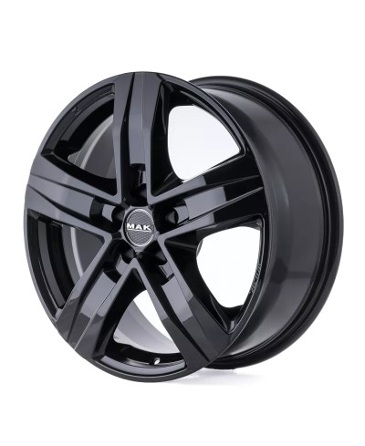 Jante Alu MAK STONE 5 (GLOSS BLACK) 6,5x16 5x108 ET46 , Alésage 65.1
