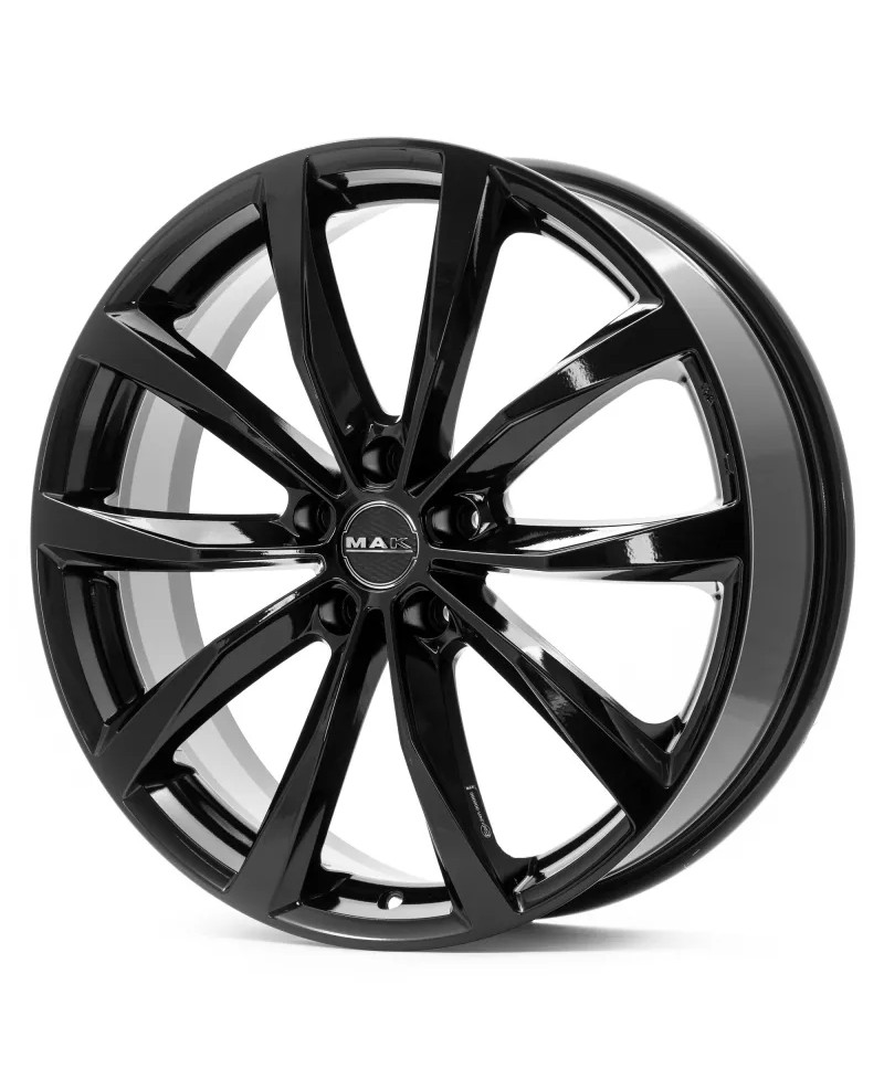 Jante Alu MAK WOLF (GLOSS BLACK) 7,5x18 5x112 ET50 , Alésage 57.1