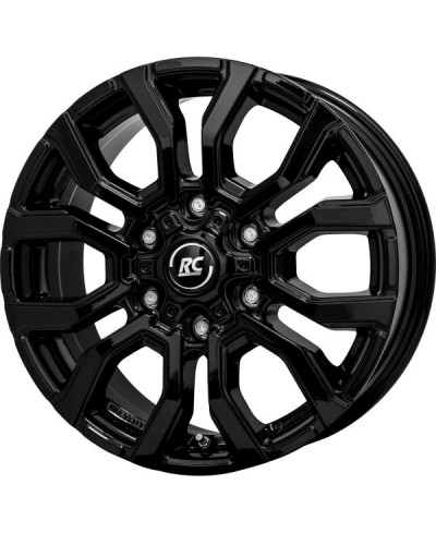 Jante Alu RC Design RC35 (SG) Noir laqué 6,5x16 6x120 ET50 , Alésage 74.6