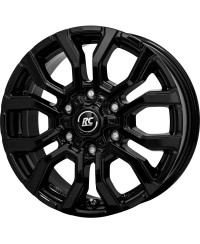 Jante Alu RC Design RC35 (SG) Noir laqué 6,5x16 6x120 ET50 , Alésage 74.6