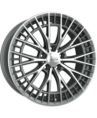 Jante ALU, MAM GT2 PALLADIUM FRONT POLISH 5/114.3 ET35, Alésage 72.6