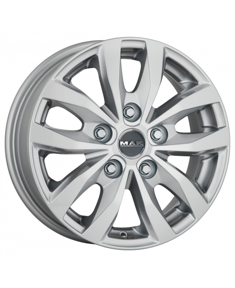 Jante Alu MAK LOAD 5 (SILVER) 6,5x15 5x160 ET58 , Alésage 65.1