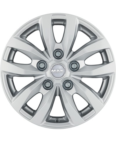 Jante Alu MAK LOAD 5 (SILVER) 6,5x15 5x160 ET58 , Alésage 65.1