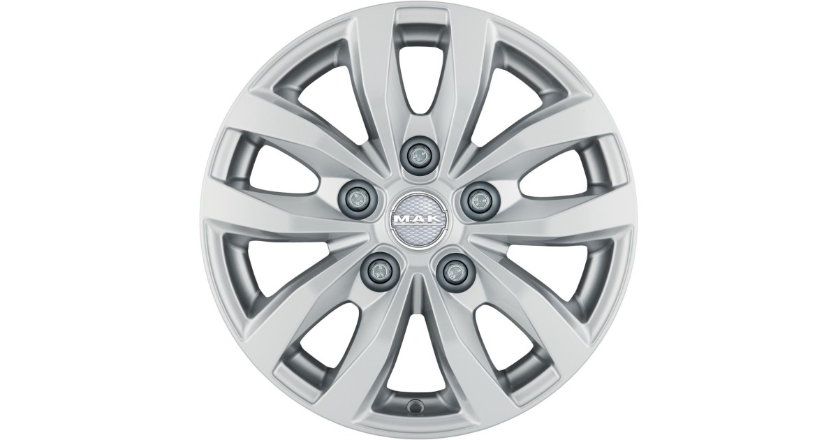 Jante Alu MAK LOAD 5 (SILVER) 6,5x15 5x160 ET58 , Alésage 65.1