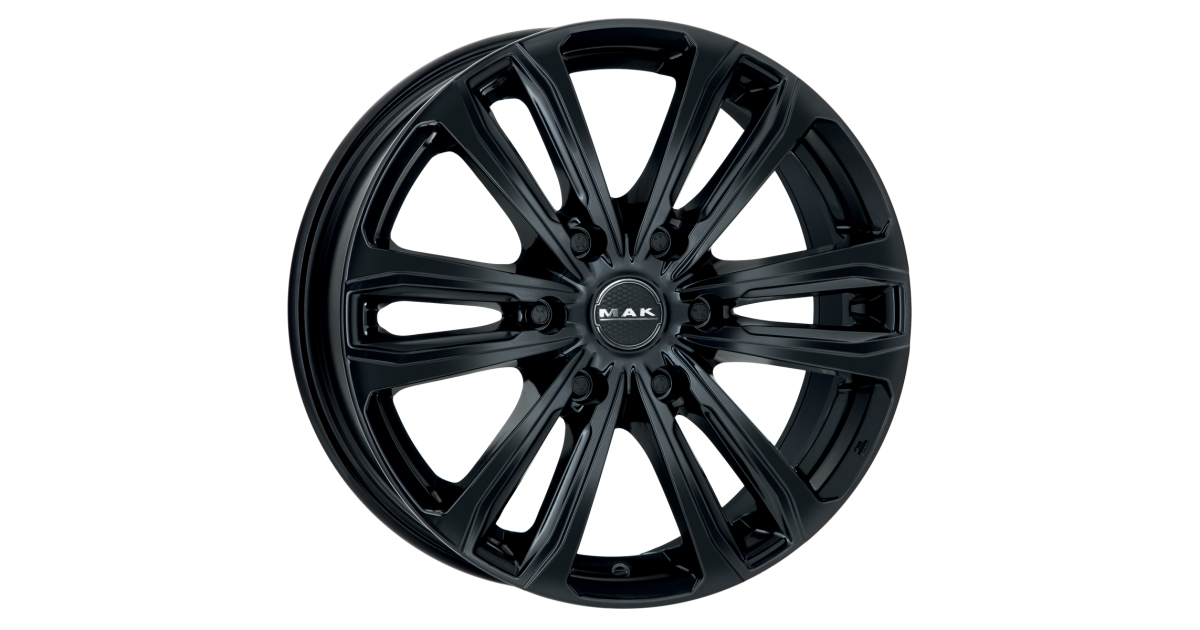 Jante Alu MAK SAFARI 6 (GLOSS BLACK) 6,5x17 6x120 ET50 , Alésage 74.6
