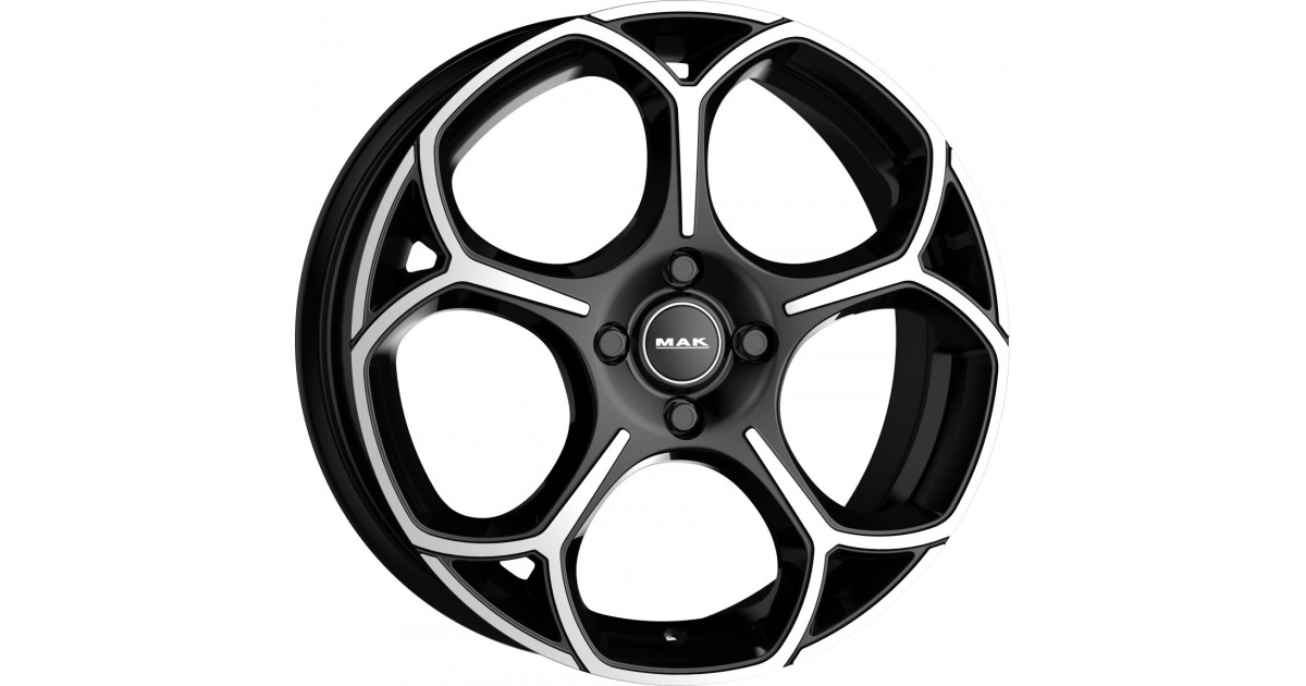 Jante Alu MAK MONZA (BLACK MIRROR) 7x18 4x108 ET35 , Alésage 65.1