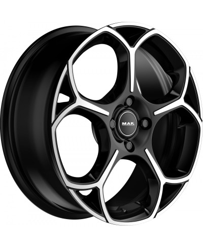 Jante Alu MAK MONZA (BLACK MIRROR) 7x18 4x108 ET35 , Alésage 65.1