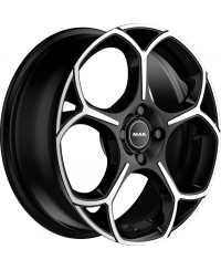 Jante Alu MAK MONZA (BLACK MIRROR) 7x18 4x108 ET35 , Alésage 65.1