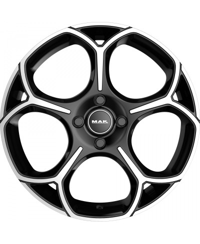 Jante Alu MAK MONZA (BLACK MIRROR) 7x18 4x108 ET35 , Alésage 65.1