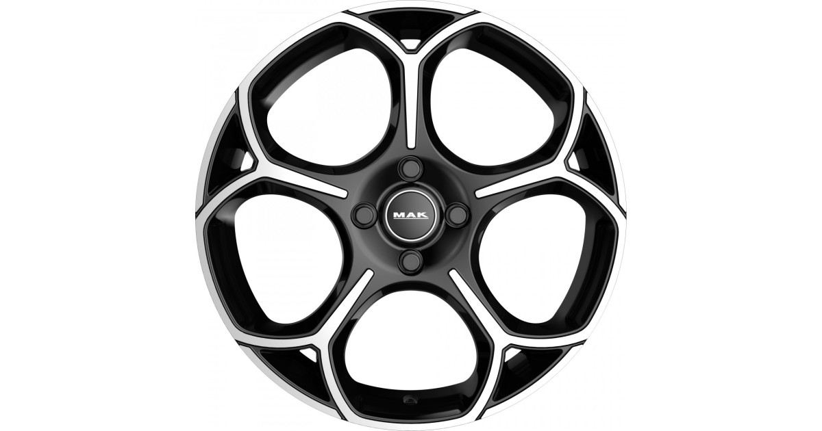 Jante Alu MAK MONZA (BLACK MIRROR) 7x18 4x108 ET35 , Alésage 65.1