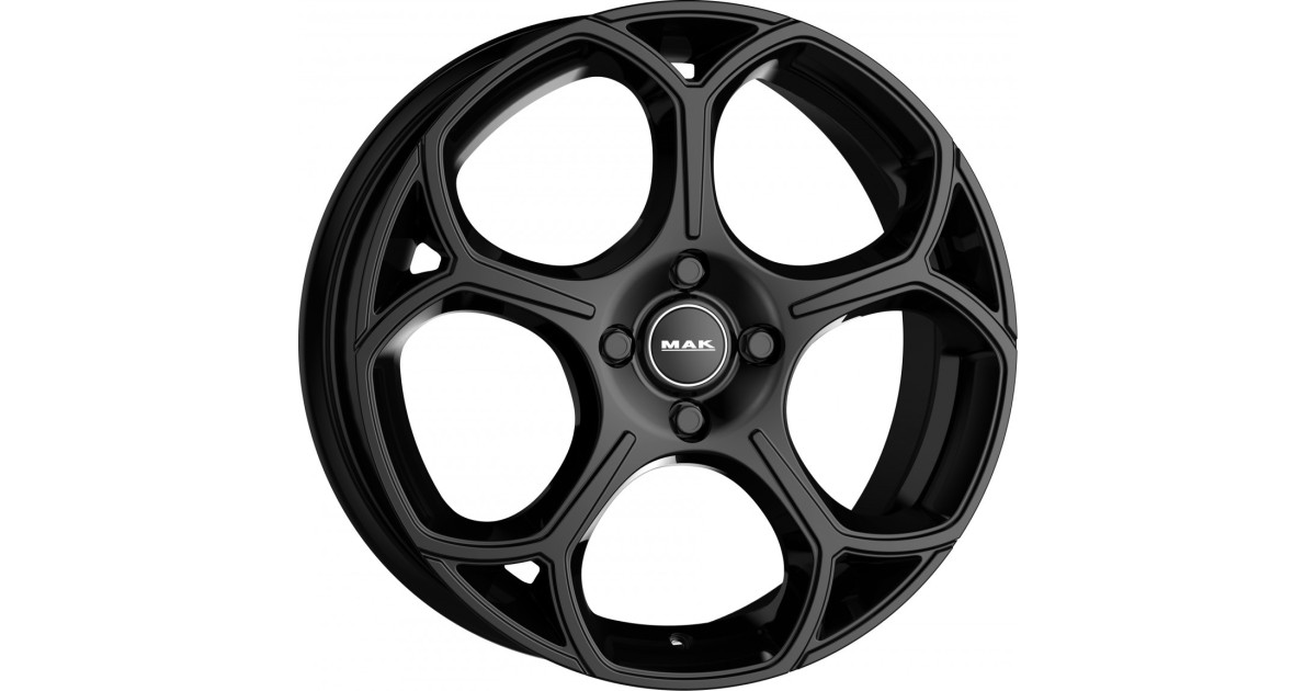 Jante Alu  MAK MONZA (GLOSS BLACK) 7x18 4x108 ET35 , Alésage 65.1