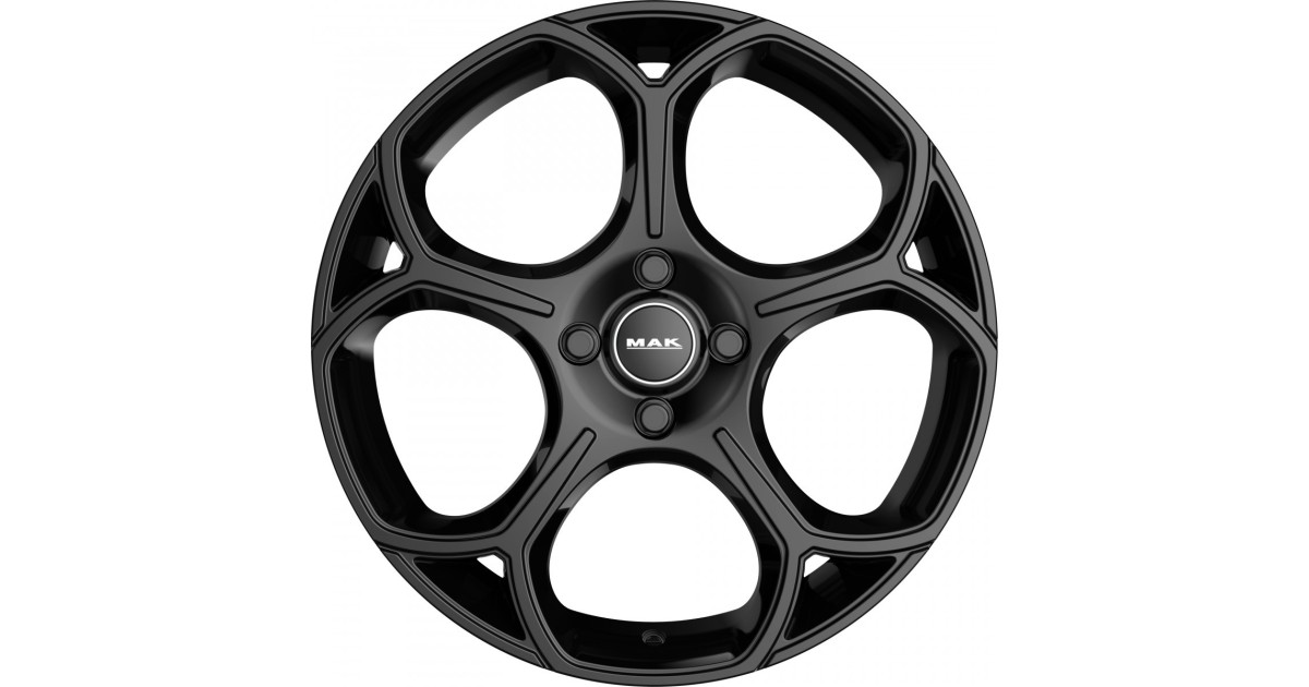 Jante Alu  MAK MONZA (GLOSS BLACK) 7x18 4x108 ET35 , Alésage 65.1
